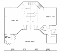 Craftsman Style House Plan 57856 With 1 Bed 1 Bath Pool House Plans Vacation House Plans Craftsman Style House Plans