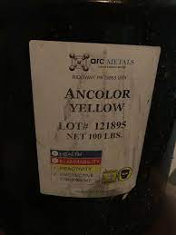 ARC METALS Ancolor Yellow Magnetic Inspection Powder 100lbs 803423093051 |  eBay