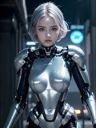 A woman in a futuristic suit posing for a picture - SeaArt AI