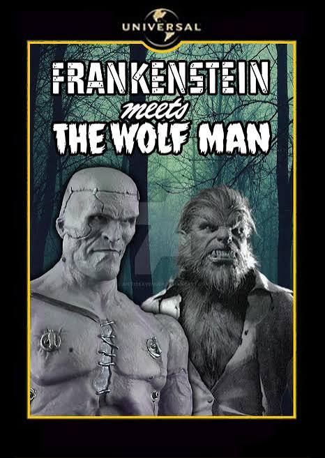 Frankenstein meets The Wolfman by Justiceavenger on DeviantArt