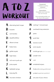 An exercise bike is one of the best ways to get a quality workout from home without trekking to the gym. Alphabet Workout Spell Your Name Workout Abc Workout