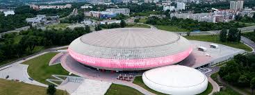 It has a seating capacity of 15,030 for sporting events. Oxygen Tauron Arena Krakow Fascade Artixium