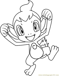 You just need yellow, black, brown, and red. Chimchar Pokemon Coloring Page For Kids Free Pokemon Printable Coloring Pages Online For Kids Coloringpages101 Com Coloring Pages For Kids
