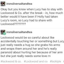 Lucy J Carlyle On Tumblr Actually Wrote A Fanfiction For This You All Need To Go Read It Lockwoodandco Anthonylockw Lockwood And Co Lockwood Favorite Books