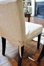 как сшить чехол на стул своими руками пошаговая инструкция Isabella Max Rooms Making Drop Cloth Slipcovers Drop Cloth Slipcover Slipcovers Reupholstery