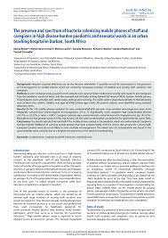 Check spelling or type a new query. Pdf The Presence And Spectrum Of Bacteria Colonising Mobile Phones Of Staff And Caregivers In High Disease Burden Paediatric And Neonatal Wards In An Urban Teaching Hospital In Durban South Africa
