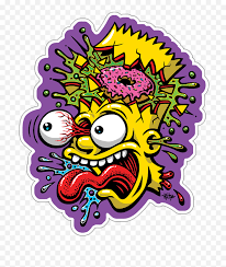 Find over 100+ of the best free sticker design images. Motorbike Stickers Bart Simpson Sticker Design Png Free Transparent Png Images Pngaaa Com