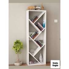 Jangan hanya mengandalkan fungsinya, anda juga harus memperhatikan rak seperti ini bisa anda miliki dengan harga rp 200.000 hingga rp 400.000. Jual Rak Buku Minimalis Slice Murah Juni 2021 Blibli