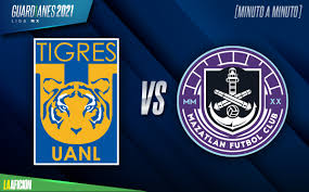 The match is a part of the liga mx, apertura. Tigres Vs Mazatlan Guardianes 2021 1 2 Goles Y Resumen