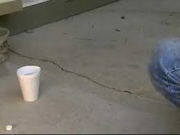 You'll find that this is a great way to spruce up your basement and increase the lifespan of your concrete floors. Concrete Crack Repair For Floors Youtube