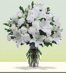 What kind of flowers for sympathy. Classic Sympathy Bouquet Avas Flowers