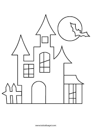 Disegno Castello Halloween Disegni Di Halloween Halloween Quadri Halloween