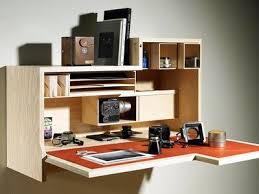Falling Danzu Desk Folds Up And Away Takes Up Less Space Furniture Wall Mounted Desk Furniture Design