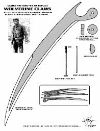 Wolverine Claws The Pattern That Started It All In The Library Of Do It Yourself Forum Wolverine Claws Wolverine Claws Diy Foam Cosplay Diy