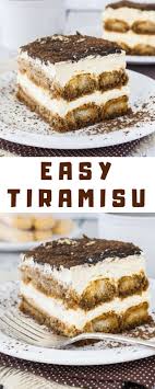 Easy Tiramisu Happy Cookings Sweet Recipes Easy Tiramisu Recipe Tiramisu