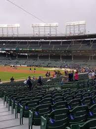 Wrigley Field Section 104 Home Of Chicago Cubs