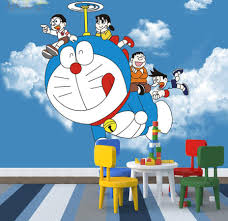 Shkax papel imitacion ladrillo relieve blanco papel pintado infantil adhesivos decorativos pintado efecto 3d 60x60cm desmontable impermeable murales de pared. Milofi Papel Pintado 3d Personalizado Mural De Dibujos Animados En 3d Papel Tapiz De Doraemon Para Nino Dormitorio Chica Fondo De Sala De Estar Pintura Decorativa Jamiiprime Store