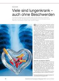 Copd includes two main types: Raucher Viele Sind Lungenkrank Auch Ohne Beschwerden
