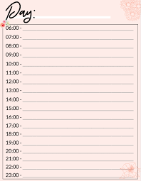 This Free Printable Daily Planner With Time Slots Will Make Life So Much Easier In 2020 Daily Planner Daily Planner Printables Free Daily Planner Printable