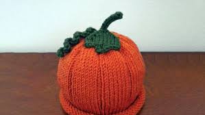 The pumpkin hat is really easy and fast to knit: Perfect Pumpkin Patterns To Knit This Fall