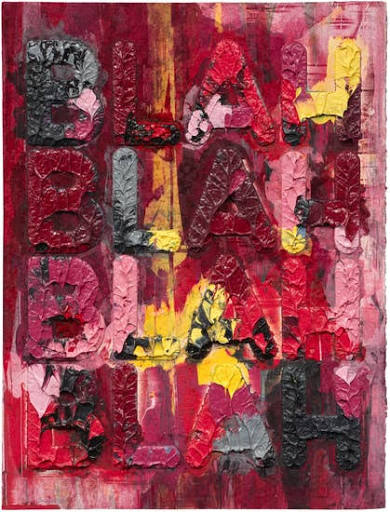 Work by Mel Bochner