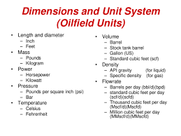 Pdf Dimensions And Unit System Oilfield Units Zhengyan