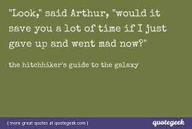 The hitchhiker's guide to the galaxy fit the twelfth (radio program) (1980) see twain 14. Hitchhikers Guide To The Galaxy Quotes Quotesgram