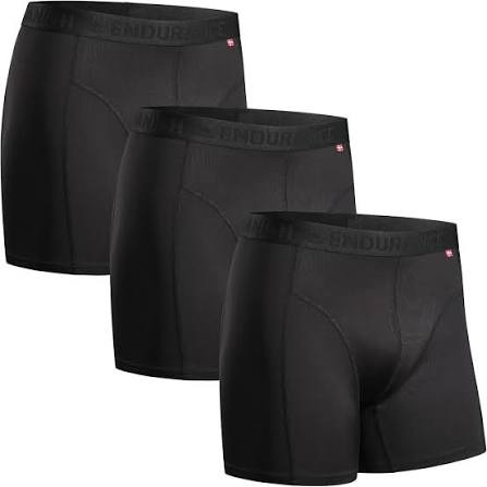 DANISH ENDURANCE Running Boxers Men, Anti Chafing Underwear, Long Leg or Regular, Sports Boxers, 3 Pack, Black, S : Amazon.co.uk: Fashion