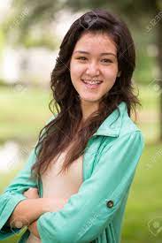 Use them in commercial designs under lifetime, perpetual & worldwide rights. Young Teen Girl Smiling Outside Stock Photo Picture And Royalty Free Image Image 89487891