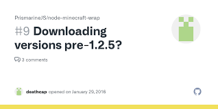 More images for minecraft circle 9 » Downloading Versions Pre 1 2 5 Issue 9 Prismarinejs Node Minecraft Wrap Github