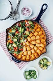 Southwestern Veggie Packed Tater Tot Casserole Recipe By Tasty Recipe Tater Tot Casserole Recipes Tater Tot Recipes Tator Tot Casserole