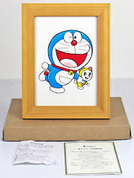 中古品 ドラえもん 藤子 f 不二雄 複製原画 ミストグラフ f original スタンド入り シリアルナンバー 049 付き 画像1 藤子f不二雄 不二雄 付き