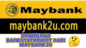 Cara bank in duit di mesin atm maybank. Cara Print Penyata Statement Bank Dari Maybank2u Cute766