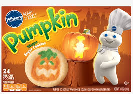 Enriched flour bleached (wheat flour, niacin, iron, thiamin mononitrate, riboflavin, folic acid), sugar, palm oil, water, canola oil.contains 2% or less of: Pillsbury Ready To Bake Pumpkin Shape Sugar Cookies 1800x1800 Png Download Pngkit
