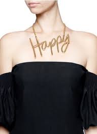 Lanvin Happy Necklace Metallic Necklace Fashion Jewellery Womenswear Lane Crawford Shop Designer Brands Online Lanvin Fashion Functional Fashion