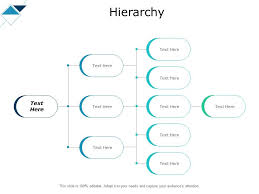 Hierarchy With Four Steps Ppt Powerpoint Presentation