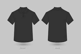 Polo T Shirt Vector Mockup Kaos Kemeja Baju Kaos