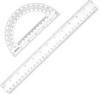 Amazon.com : Zonon 2 Pack 12'' Plastic Ruler and 6'' Plastic ...