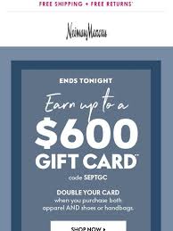 Neiman marcus gift card expired. Neiman Marcus 600 Gift Card Ends Tonight Milled