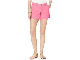 Lilly Pulitzer Womens Callahan Stretch Shorts Havana Pink 8