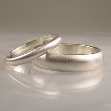 Recycled Palladium Sterling Silver Wedding Bands Set Etsy Sterling Silver Wedding Band Wedding Band Sets Silver Wedding Bands