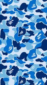 Blue Bape Live Wallpaper For Mobile Phone Tablet Desktop Computer And Other Devices Hd And 4k Wallpa Camo Wallpaper Bape Wallpapers Graffiti Wallpaper Iphone