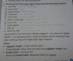 Maybe you would like to learn more about one of these? Tembung Entar Iki Terangna Tegese Banjur Gawenen Ukara Kaya Contoneminta Tolong Ya Kak Brainly Co Id