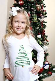 Diy Christmas Shirt For Kids Easy Diy Christmas Shirts Christmas Shirts For Kids Christmas Tree Shirt