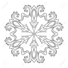 Bear care s printables winterdbc1. Vector Zentangle Snow Flake Mandala For Adult Coloring Pages Royalty Free Cliparts Vectors And Stock Illustration Image 69000715