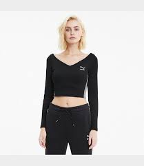 Makemechic women's casual long sleeve pullover hoodies crop tops sweatshirt. Ø«Ù„Ø§Ø«Ø© ÙŠÙˆÙ… Ø§Ù„Ø¬Ù…Ø¹Ø© Ù…ØªØ²Ø§Ù…Ù†Ø© Puma High Neck Long Sleeve Crop Top Sjvbca Org