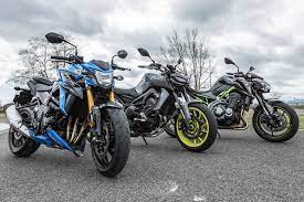 Статья и фото yamaha mt09. Suzuki Gsx S 750 Vs Yamaha Mt 09 Vs Kawasaki Z900
