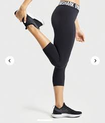 gymshark womens fit cropped leggings