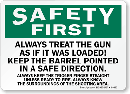 Keep weapon on safe until you intend to fire. Gun Safety Rules Poster Hse Images Videos Gallery