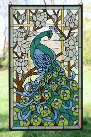 We did not find results for: 20 5 X 34 75 Large Handcrafted Stained Glass Peacock Window Panel Ebay